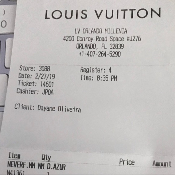 Louis Vuitton Damier Azur Neverfull Mm - Picture 8 of 10